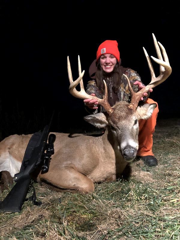Taylor's first deer
